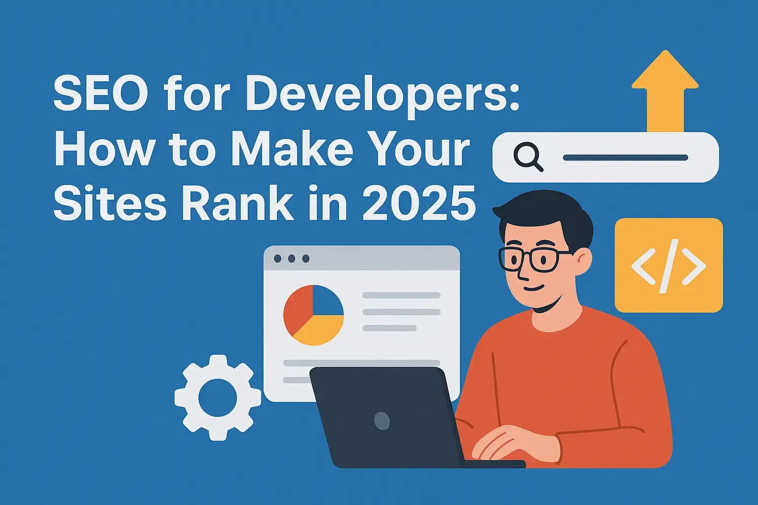 SEO for Developers: How to Make Your Sites Rank in 2025 - Blog Cover Image