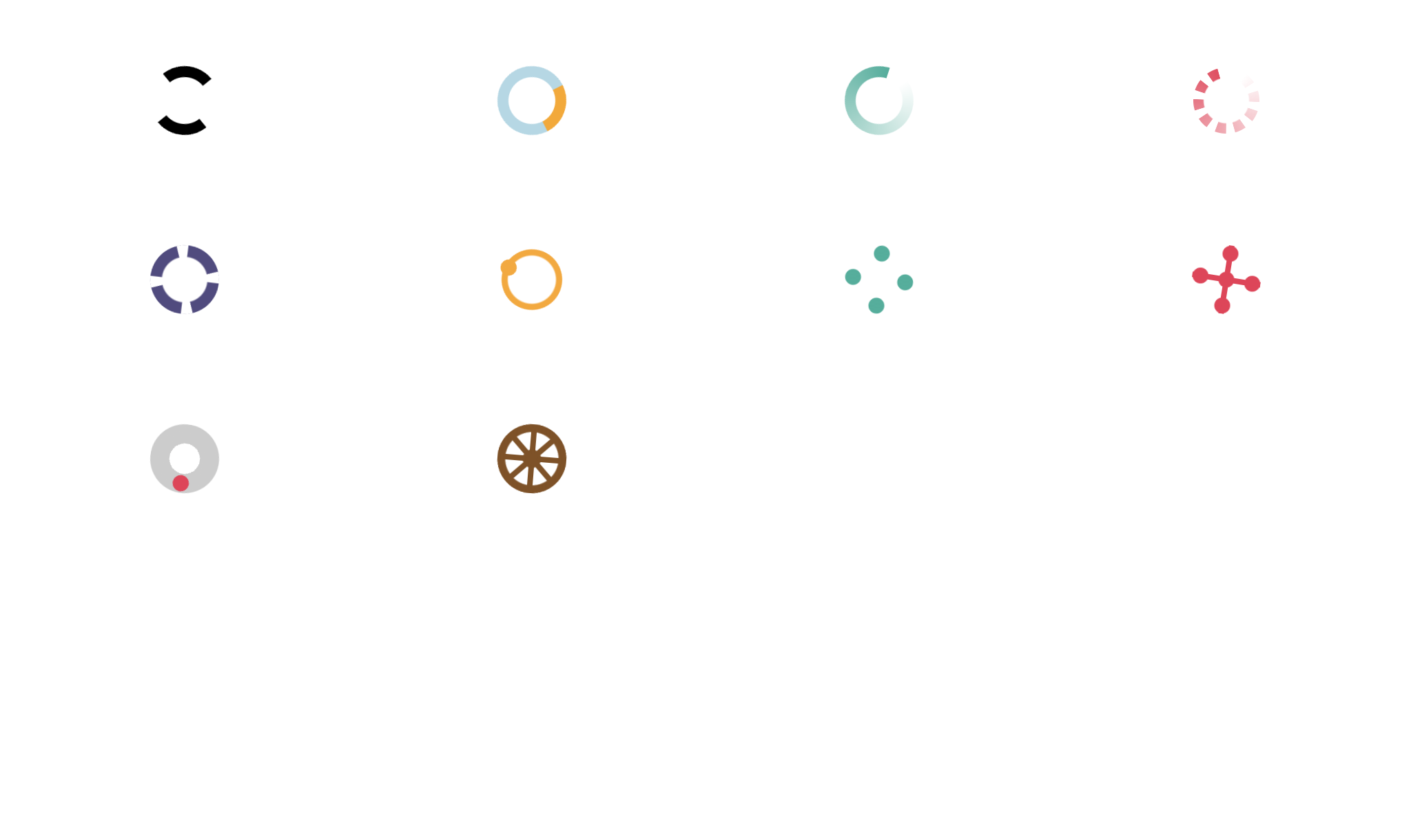 10 Different Spinners in HTML & CSS – Lightweight Loading Animations - Projects Image