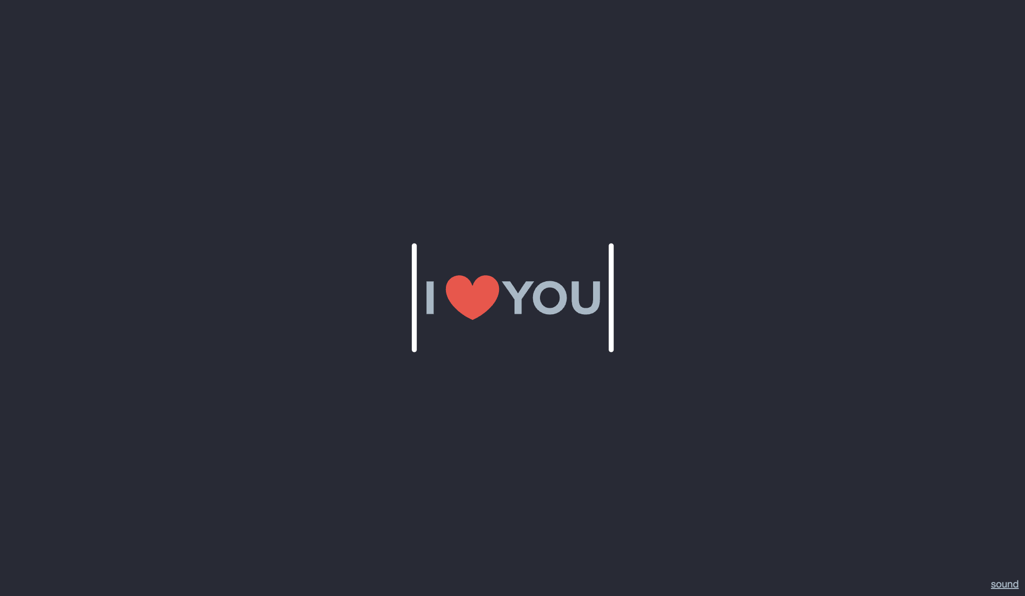 I Love You Animation using HTML & CSS - Projects Image