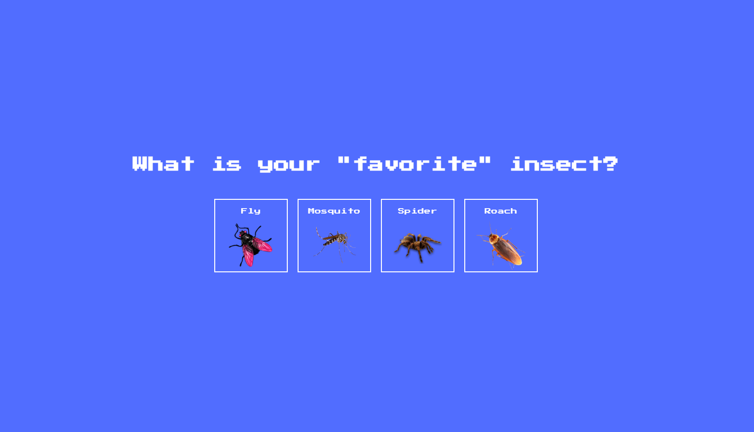Insect Catch Game - HTML CSS JavaScript - Projects Image