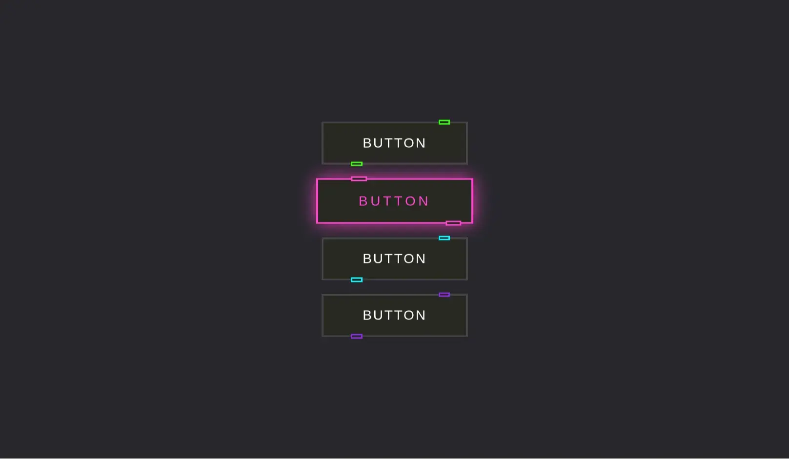 Neon Button in HTML & CSS – Glowing UI Button Effect - Project Thumbnail