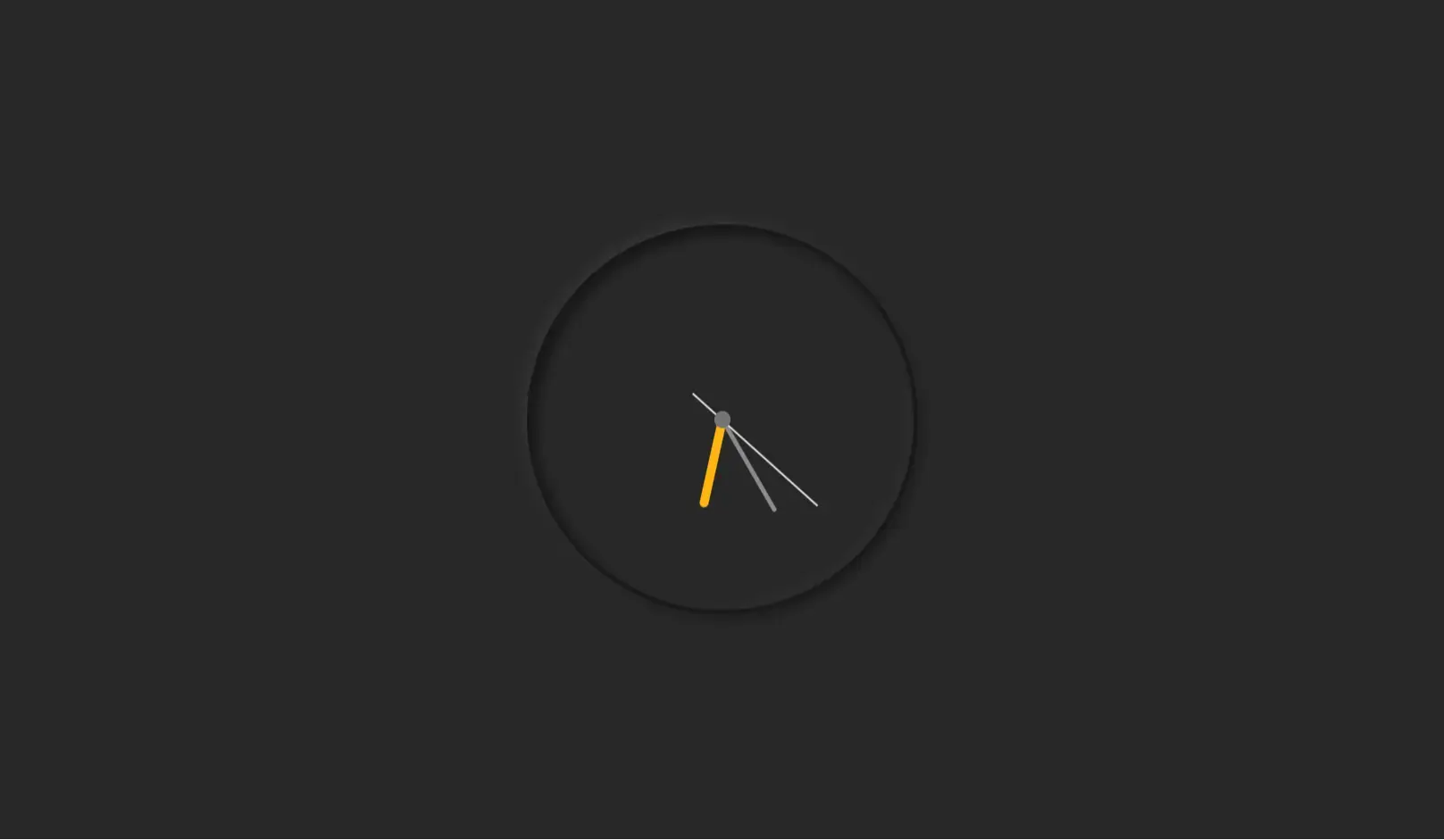 Neumorphism Clock in JavaScript – Soft UI Digital Clock Design - Project Thumbnail