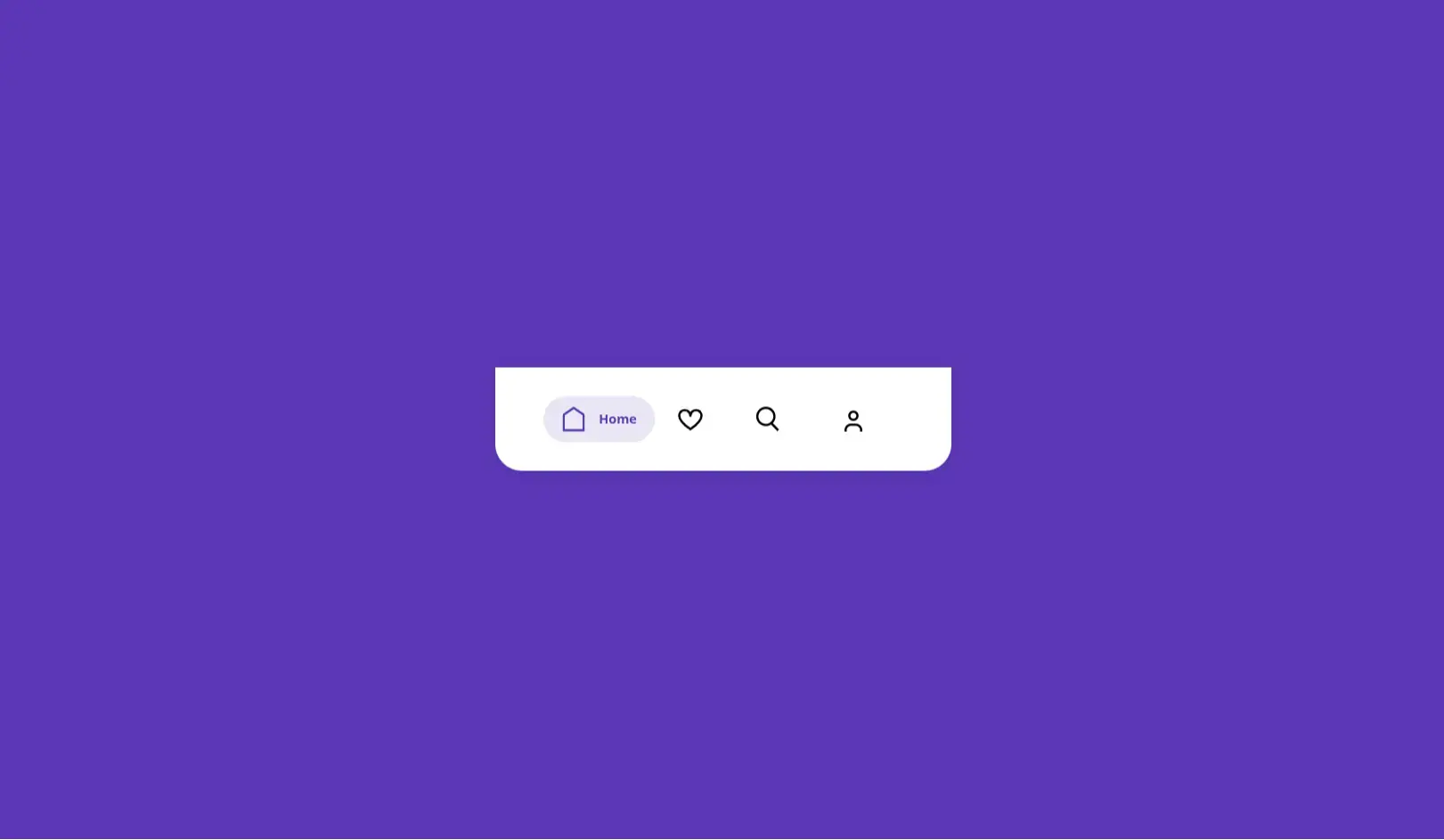 Tab Bar Navigation in HTML CSS JS – Responsive Animated Menu - Project Thumbnail