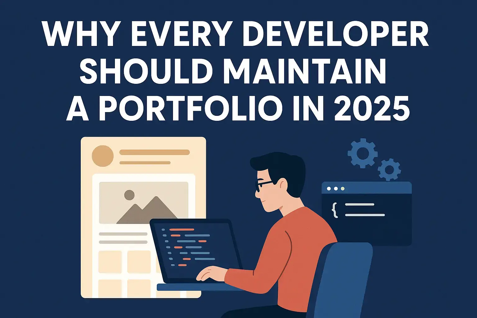 Why Every Developer Should Maintain a Portfolio in 2025 - Blog Cover Image