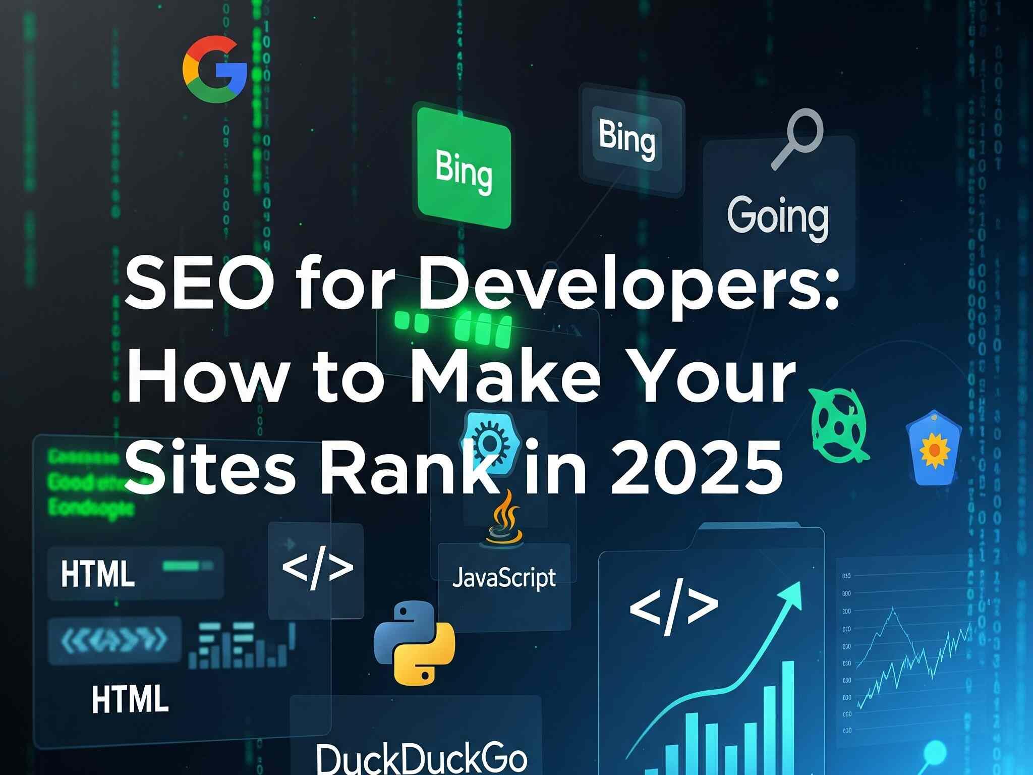 SEO for Developers: How to Make Your Sites Rank in 2025 - Blog Cover Image