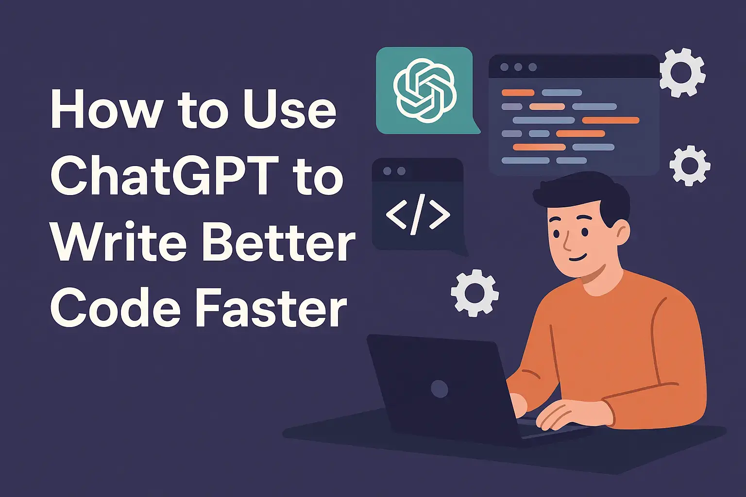 How to Use ChatGPT to Write Better Code Faster - Blog Cover Image