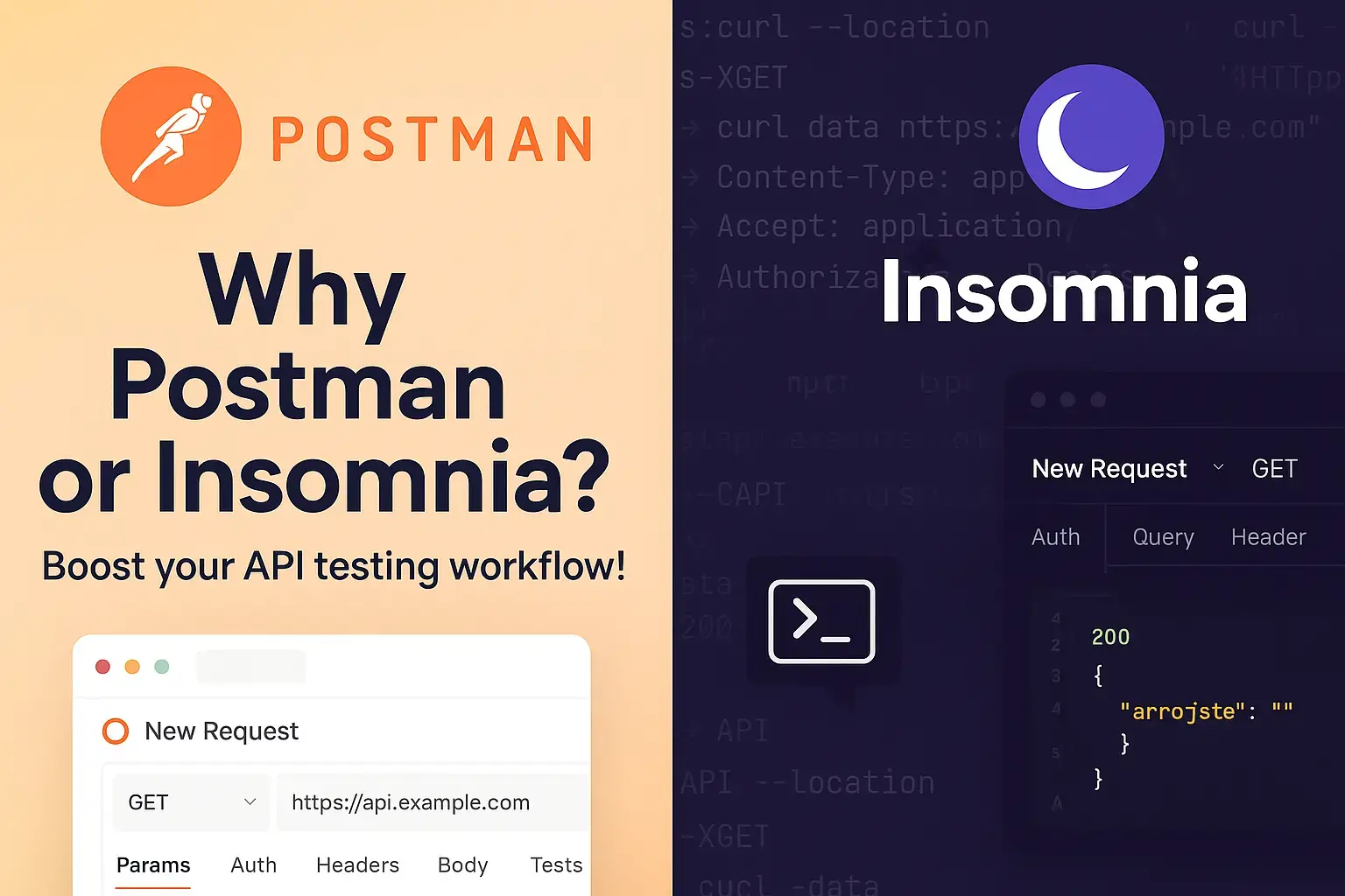 Why You Should Use Postman or Insomnia for API Testing - Blog Cover Image