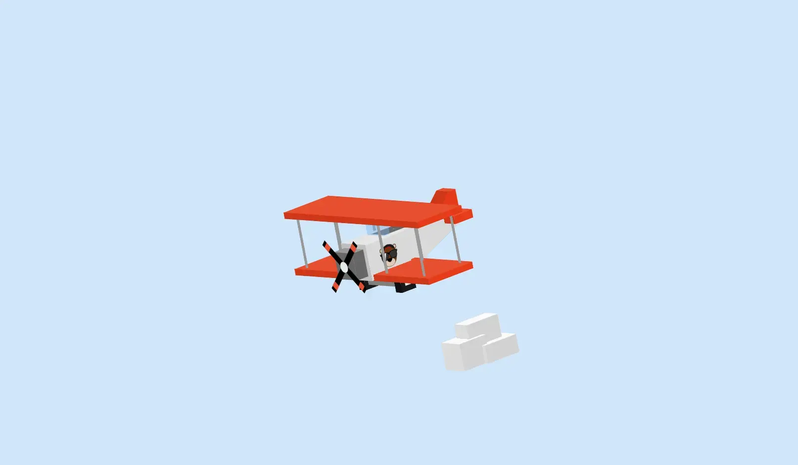 3D Plane Fly Animation in HTML, CSS & JavaScript - Projects Image