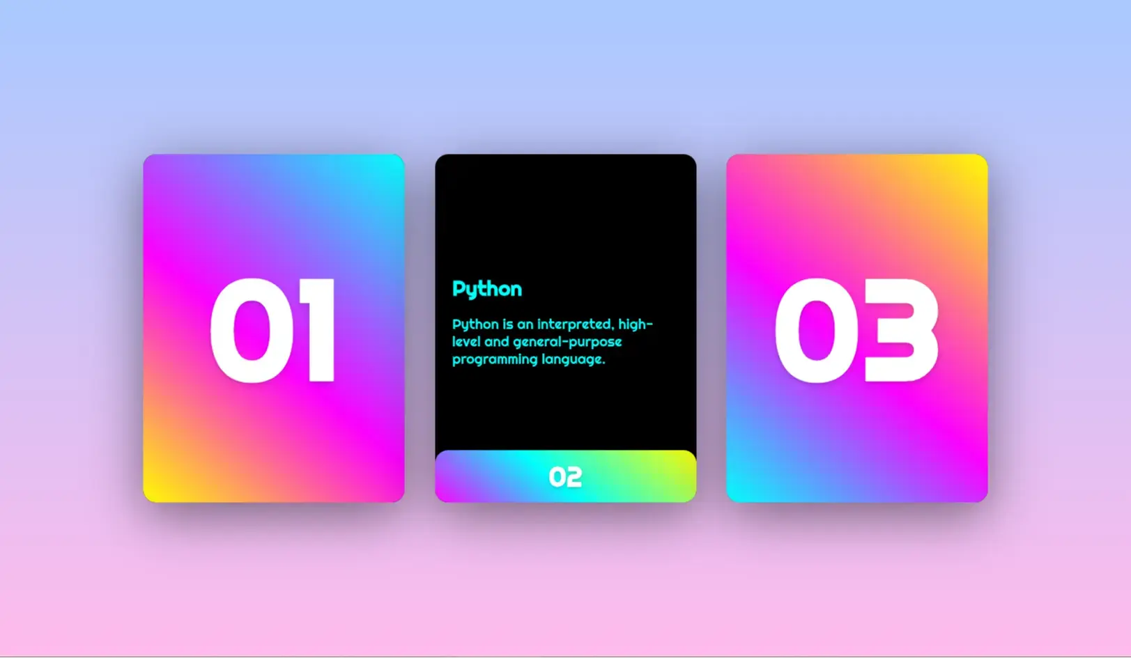 Card Hover Effect V2 in HTML & CSS – Advanced Overlay Animation UI - Projects Image