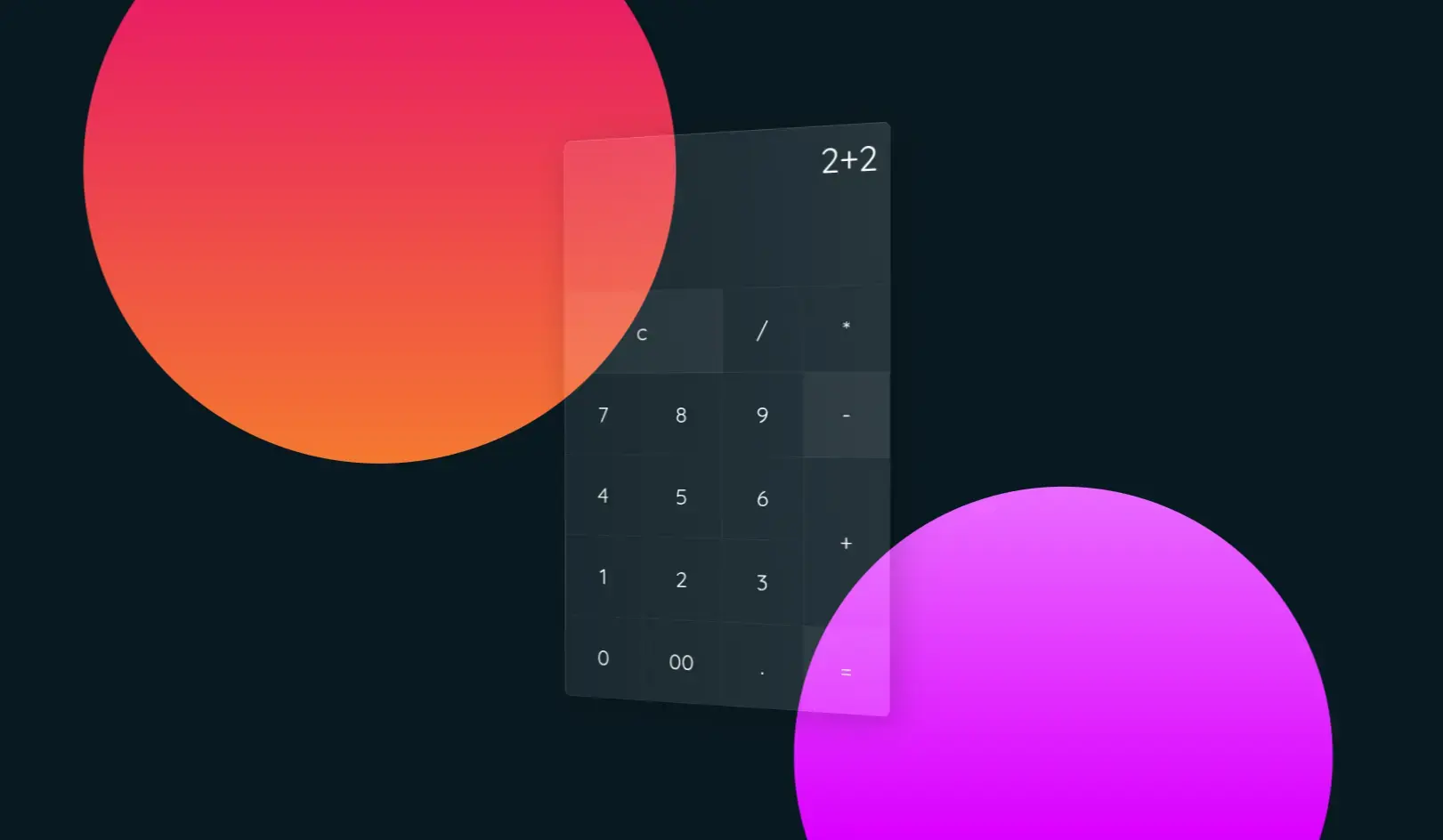 Glassmorphism Calculator in HTML, CSS & JavaScript – Stylish UI Calculator - Projects Image