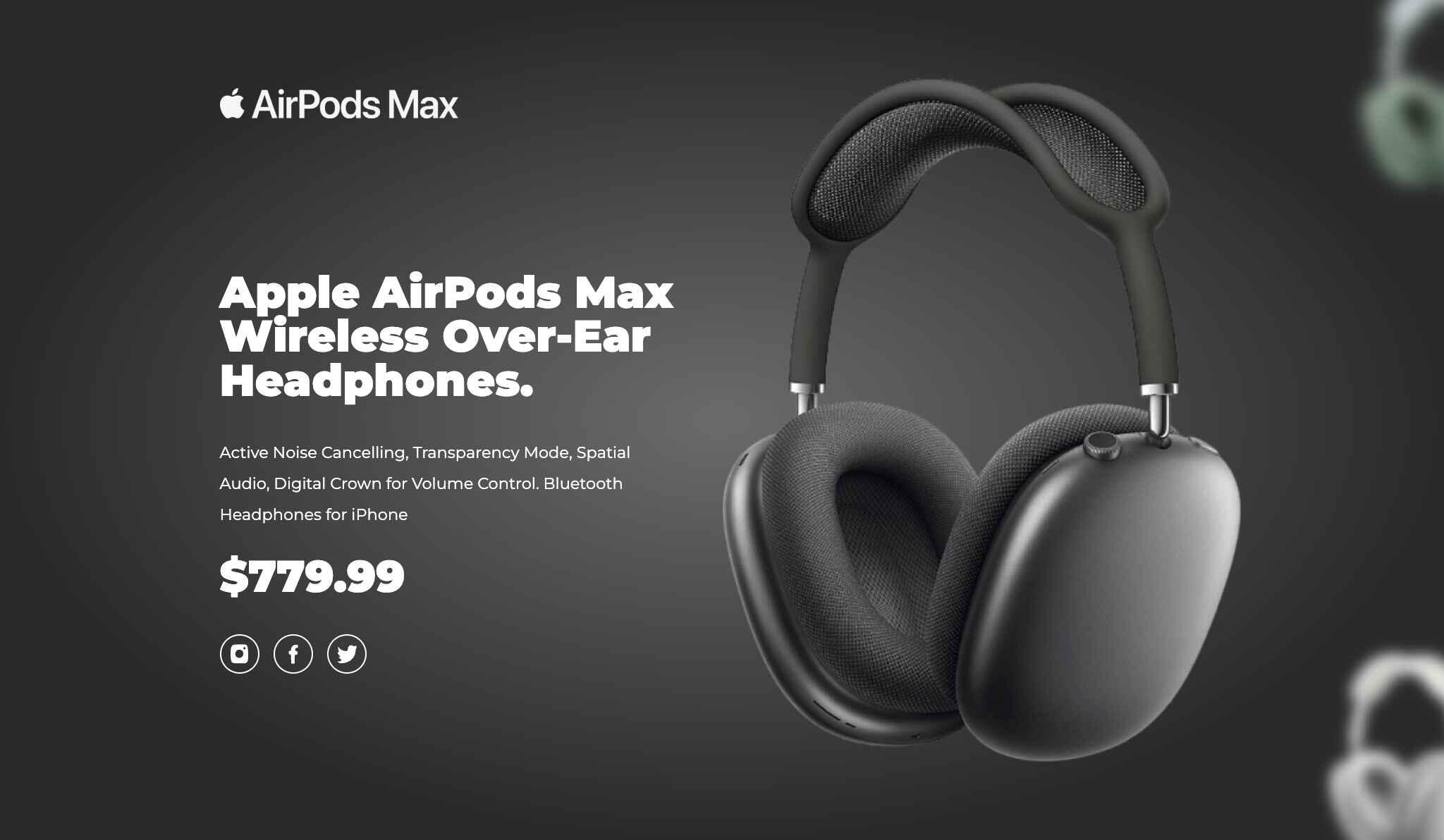 Headphone Background Landing Animation using HTML, CSS & JavaScript - Project Thumbnail