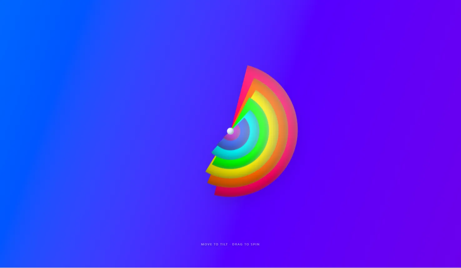 Interactive Rainbow Spinner: Colorful Web UI Component