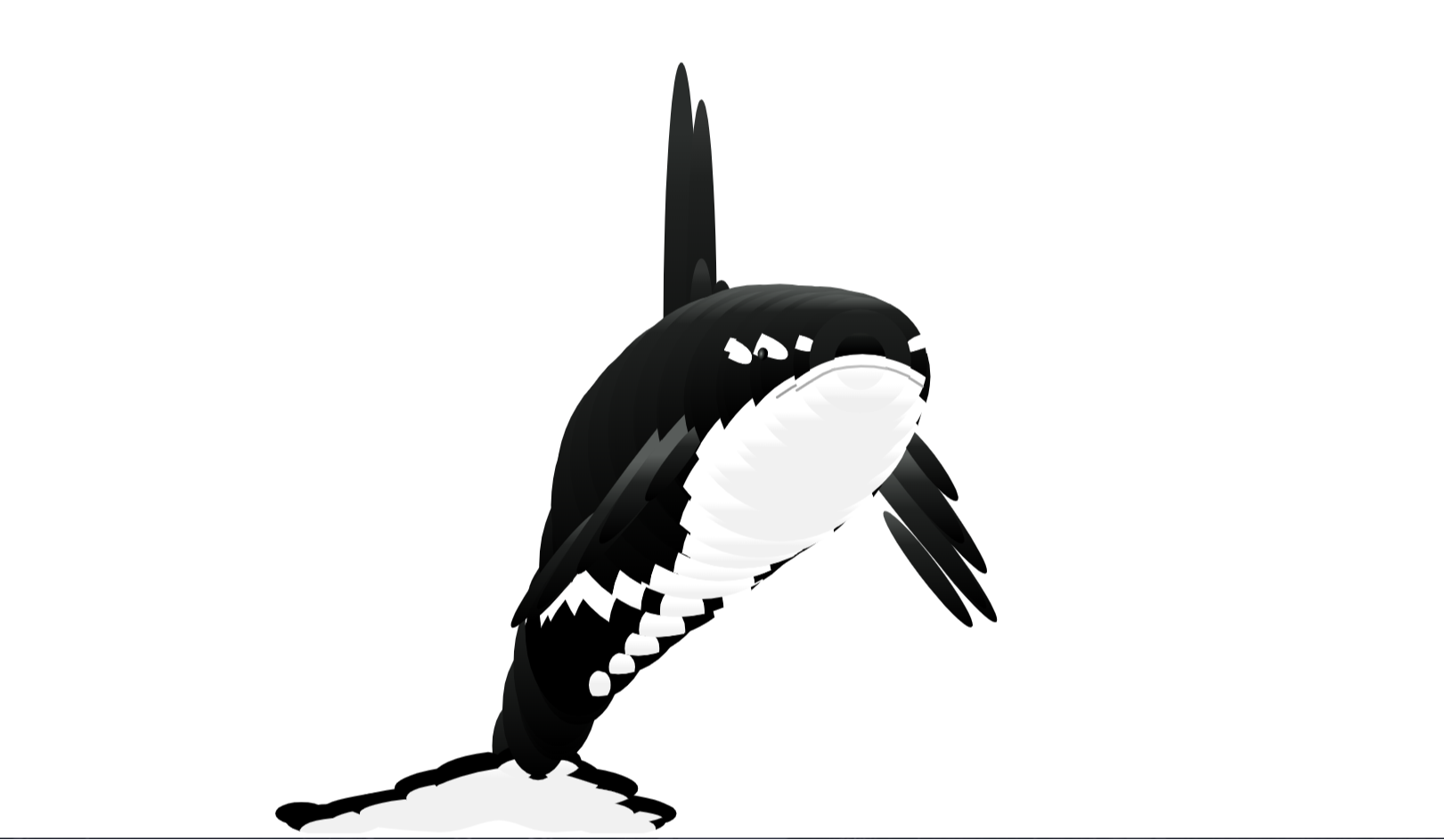 Interactive Whale Animation using HTML, CSS & JavaScript - Project Thumbnail