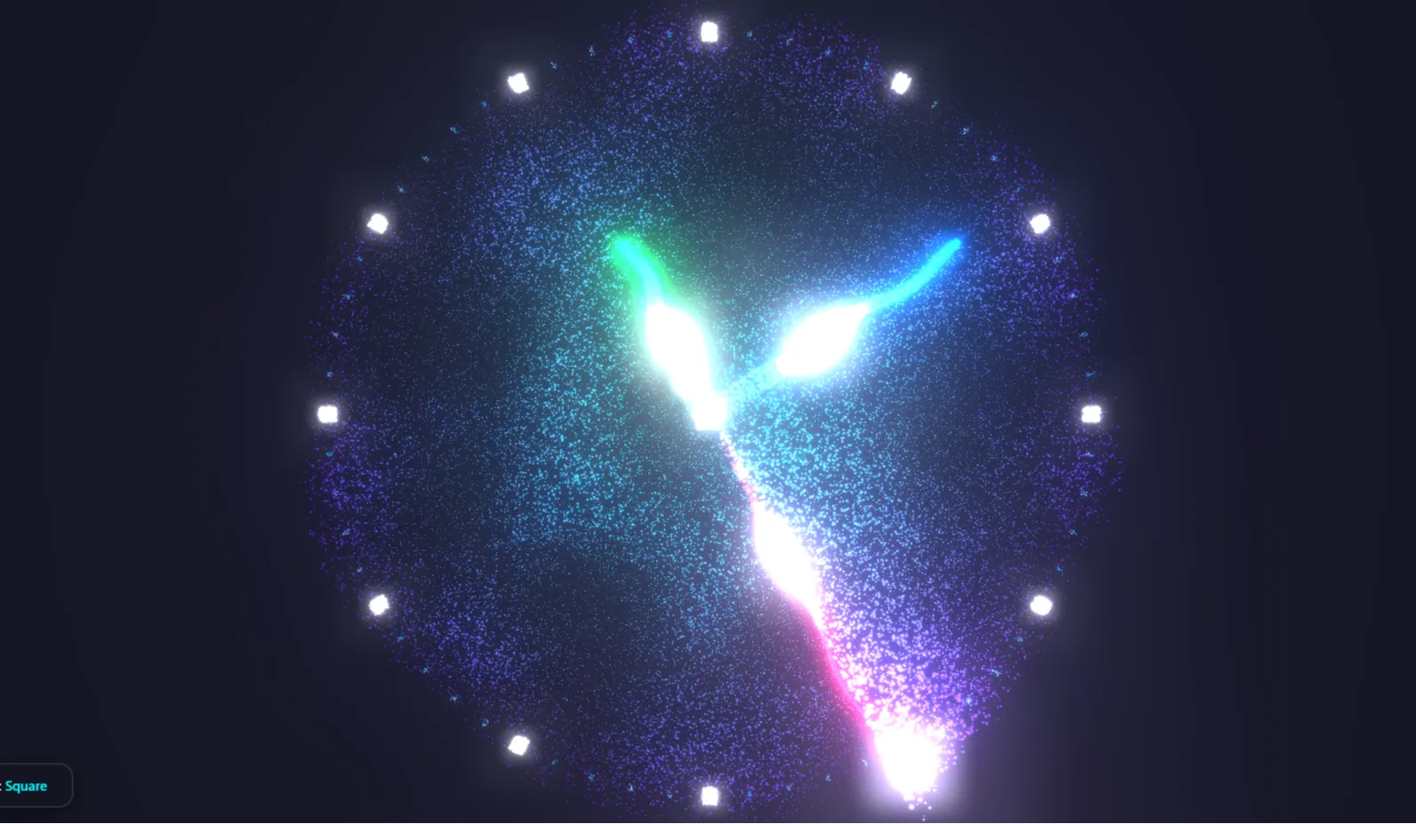 Morphing System Clock: Interactive UI & Web Animation - Project Thumbnail