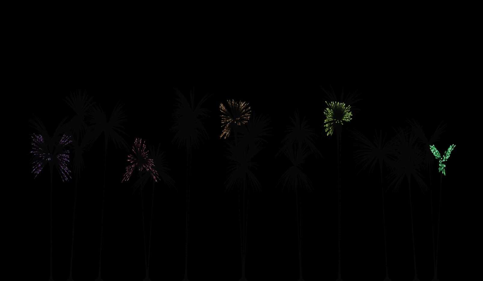New Year Fireworks Animation using HTML, CSS & JavaScript - Project Thumbnail