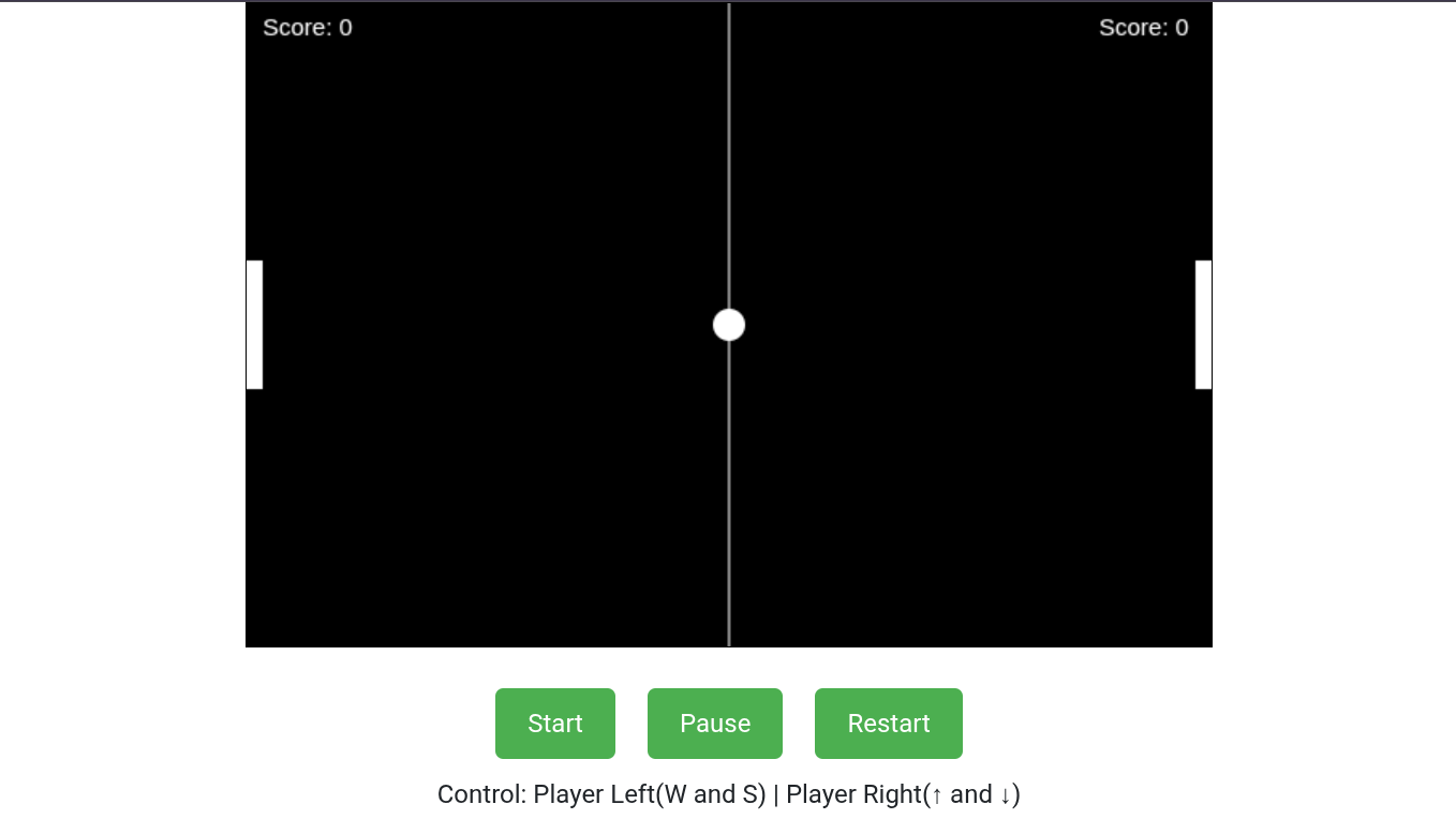 Ping Pong Game - HTML CSS JavaScript - Projects Image