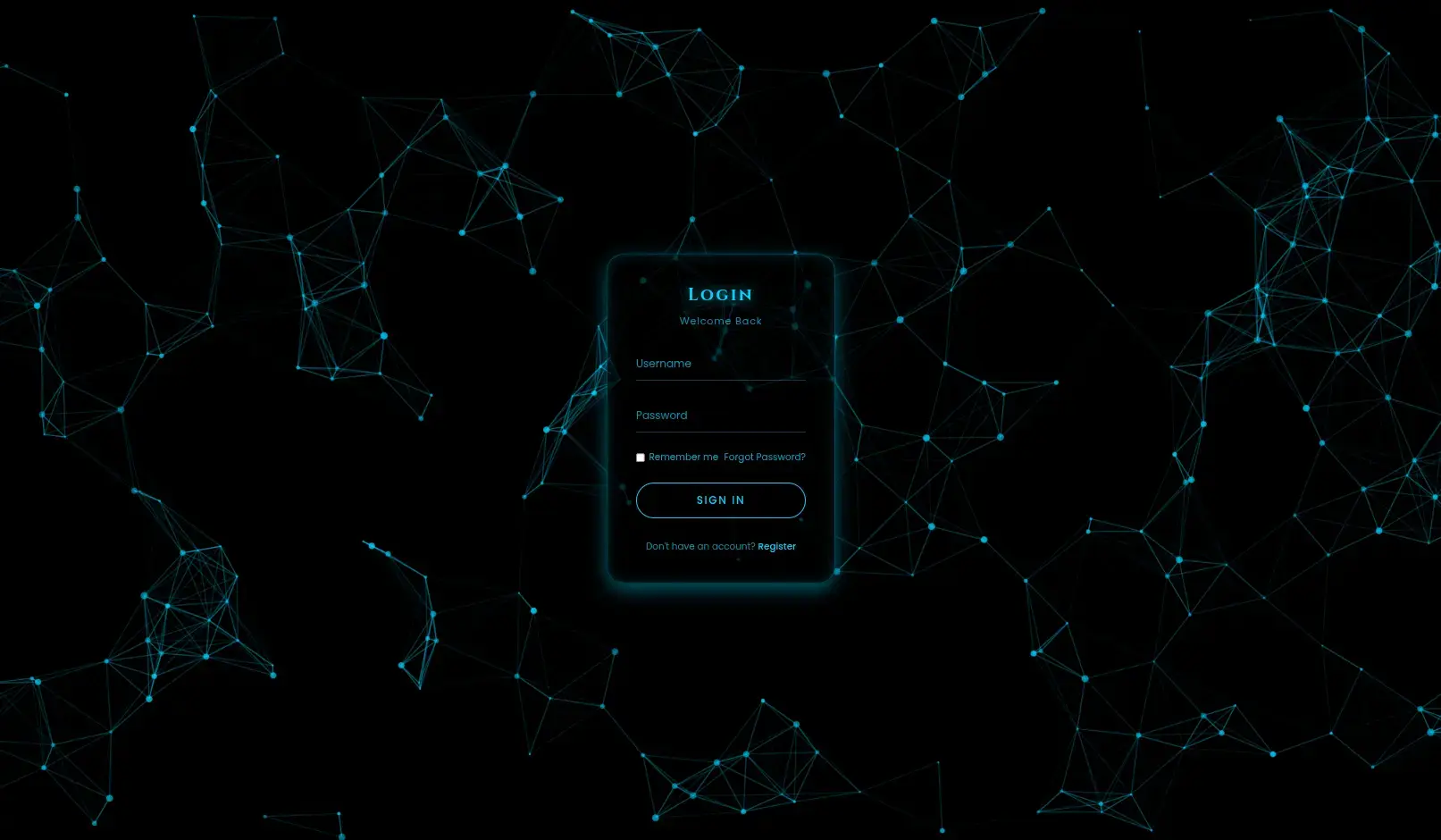 Polygons Login Form — Stylish HTML, CSS & JS Project - Projects Image
