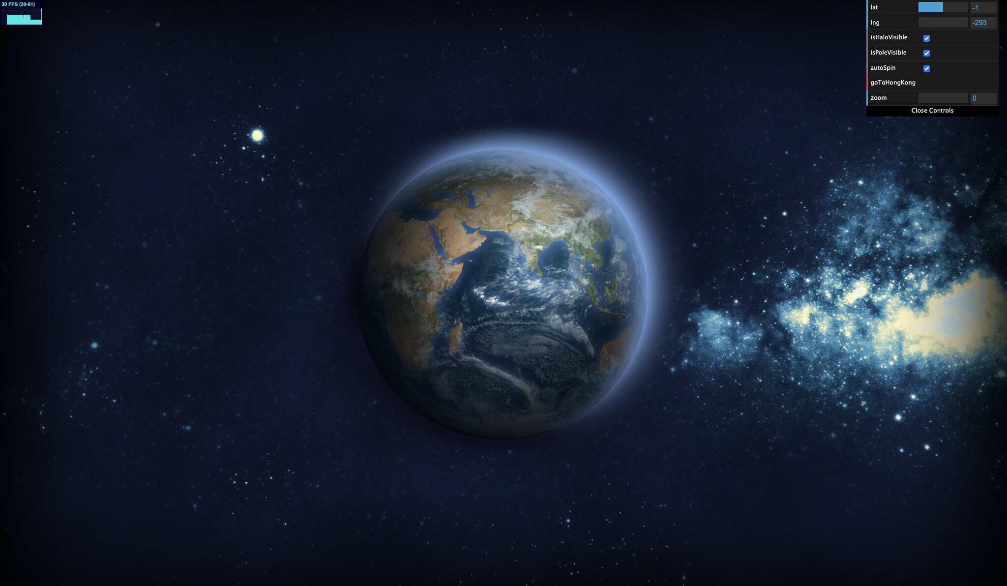 Realistic 3D Globe using HTML, CSS & JavaScript - Project Thumbnail
