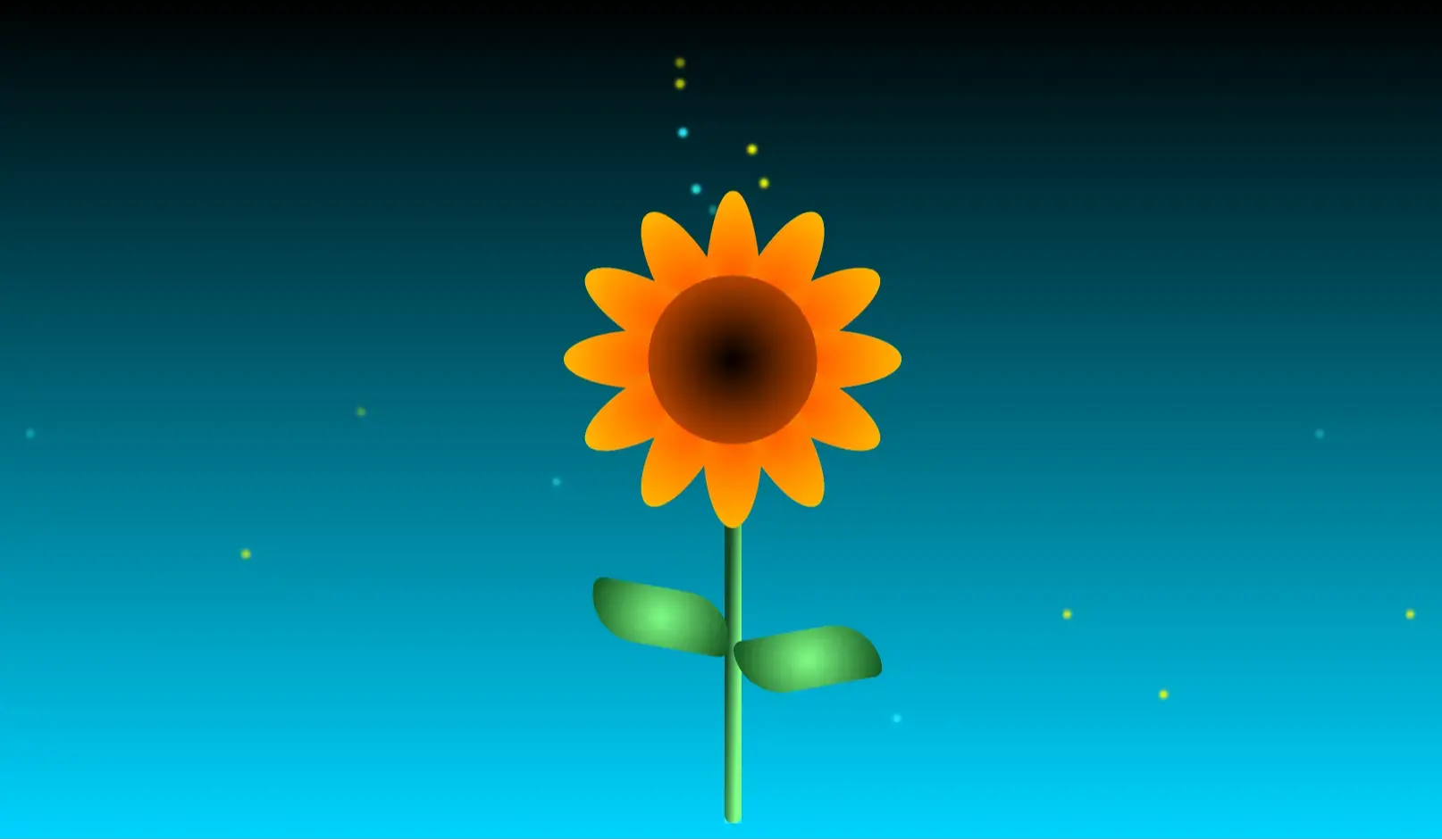 Sunflower Animation using HTML and CSS - Projects Image